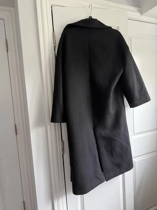 MANGO Oversized Wool Coat - Picture 3 of 6